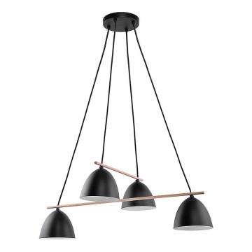 Lámpara colgante AIDA 4xE27/15W/230V