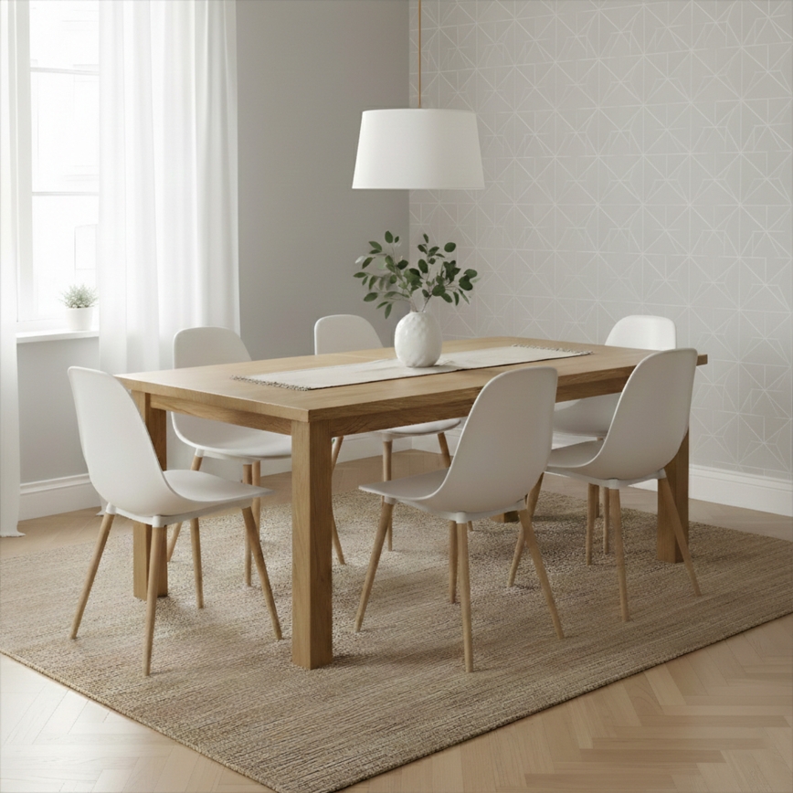 Lámpara colgante AIDA con cable 1xE27/60W/230V, diámetro 35 cm, acabado roble/marrón/blanco