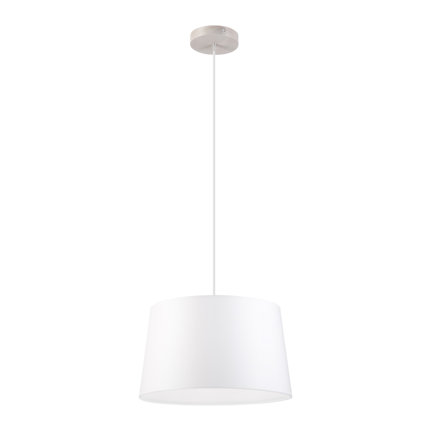 Lámpara colgante AIDA con cable 1xE27/60W/230V Ø 35 cm roble/blanco