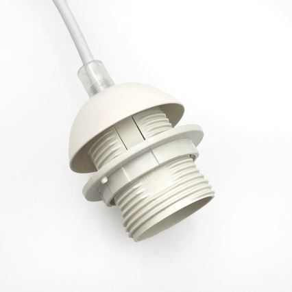 Lámpara colgante AIDA con cable 1xE27/60W/230V Ø 35 cm roble/blanco