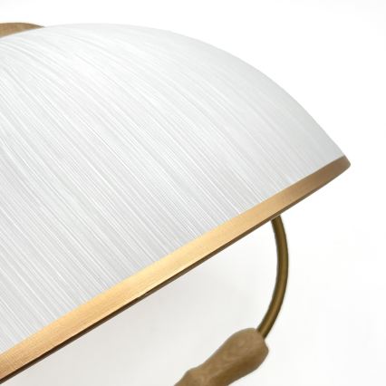 Lámpara colgante ajustable en altura RAMONA 1xE27/60W/230V marrón/blanco/roble