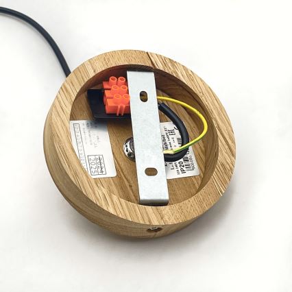 Lámpara colgante con cable ANTONIO 1xE27/60W/230V roble