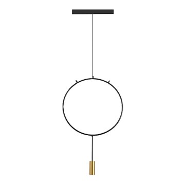Lámpara colgante ARCADE 1xGU10/5W/230V negro/dorado