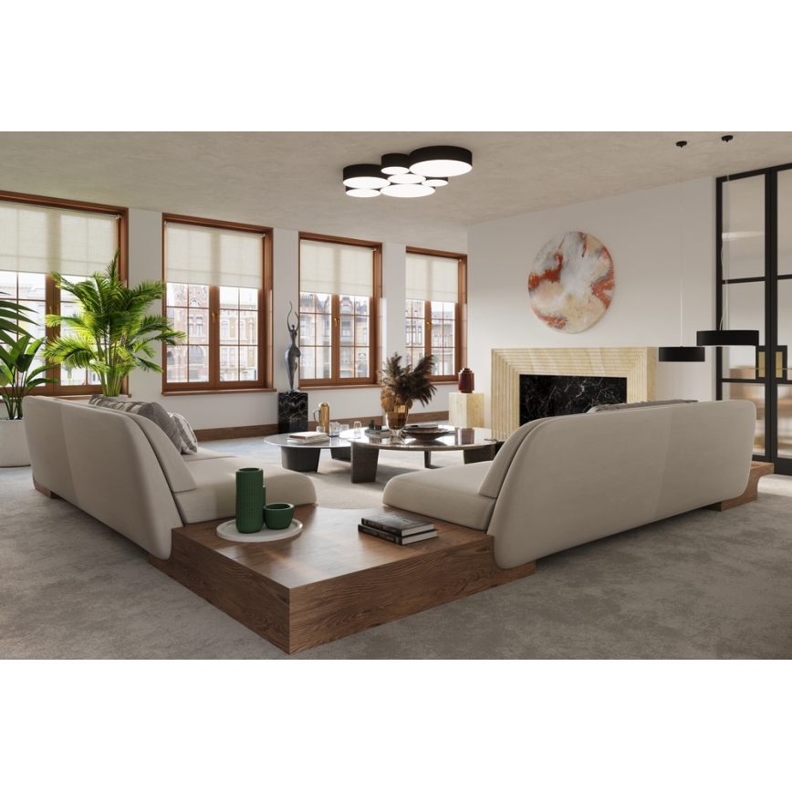 Lámpara colgante ARENA 35 2xE27/60W/230V negro
