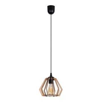 Lámpara colgante BERGO 1xE27/60W/230V negro