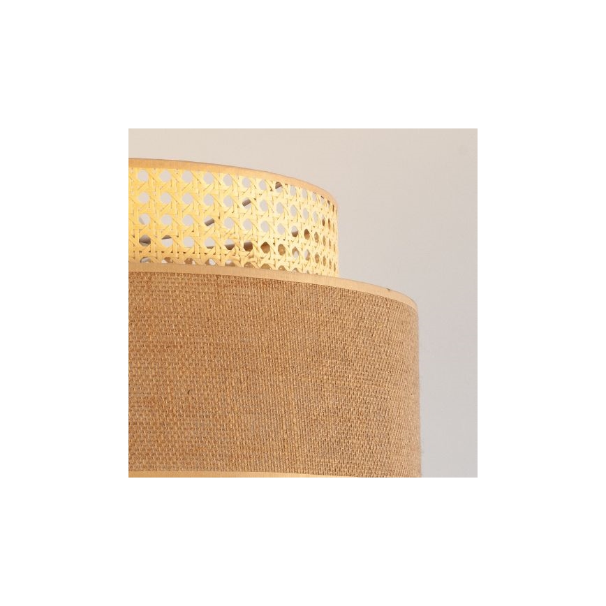 Lámpara colgante BOHO 1xE27/60W/230V diá. 40 cm ratán