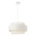 Lámpara colgante BOHO con cable 1xE27/60W/230V Ø 40 cm crema/yute