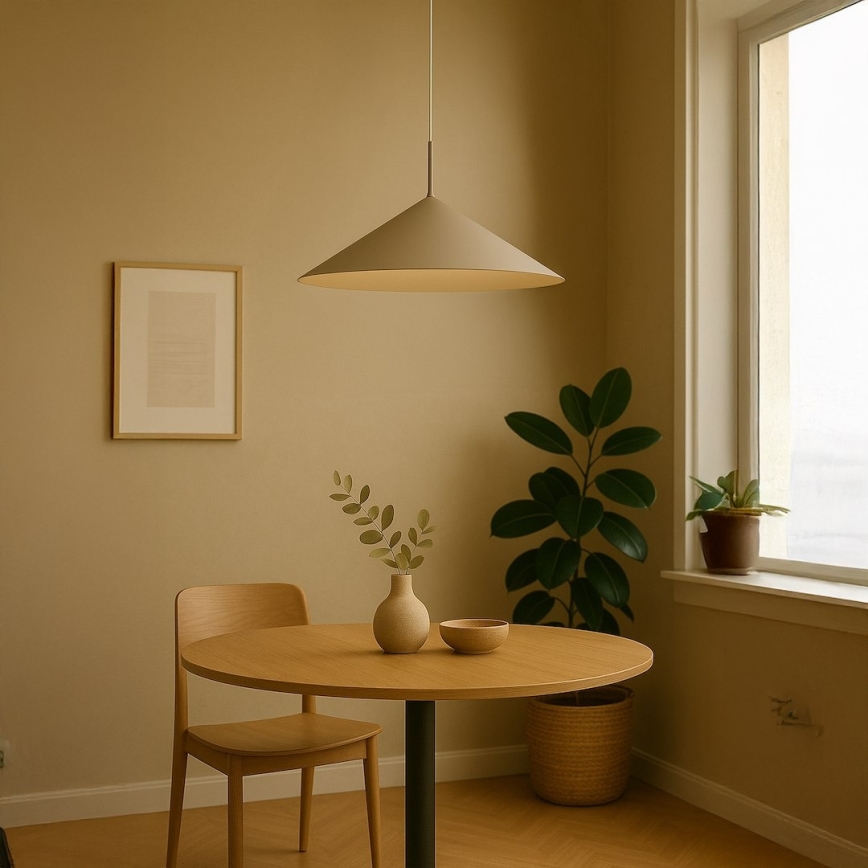Lámpara colgante CAPITAL con cable 1xGX53/15W/230V, Ø 60 cm, beige
