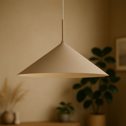 Lámpara colgante CAPITAL con cable 1xGX53/15W/230V, Ø 60 cm, beige