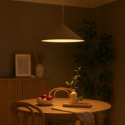Lámpara colgante CAPITAL con cable 1xGX53/15W/230V, Ø 60 cm, beige