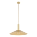 Lámpara colgante CAPRI 1xE27/15W/230V diá. 50 cm dorado