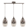 Lámpara colgante CELIA 3xE27/60W/230V