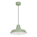 Lámpara colgante CLASS 1xE27/15W/230V Verde