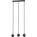 Lámpara colgante COLM 3xGU10/30W/230V negro