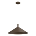 Lámpara colgante con cable ANEGA 1xGX53/15W/230V, diámetro 40 cm, marrón