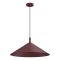 Lámpara colgante con cable ANEGA 1xGX53/15W/230V, diámetro 50 cm, color burdeos
