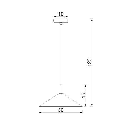 Lámpara colgante con cable ANEGA 1xGX53/15W/230V Ø 30 cm burdeos