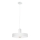Lámpara colgante con cable ARCANE 1xE27/60W/230V blanca