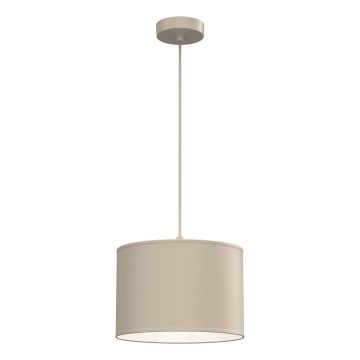 Lámpara colgante con cable ARDEN 1xE27/15W/230V Ø 25 cm beige