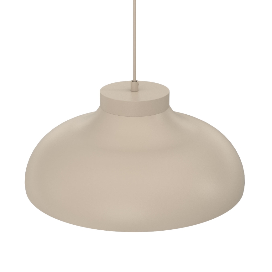 Lámpara colgante con cable BASCA 1xE27/15W/230V beige