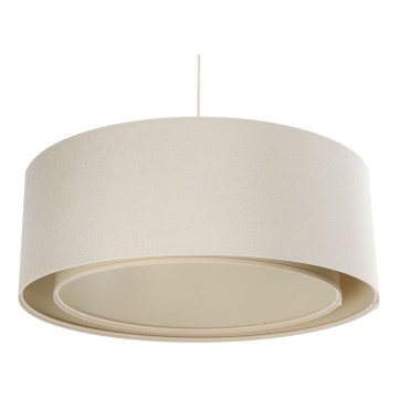 Lámpara colgante con cable BOHO TRINITI 1xE27/60W/230V Ø 50 cm color crema