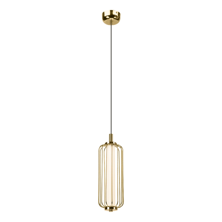 Lámpara colgante con cable BONNIE LED/15W/230V 3000K dorada