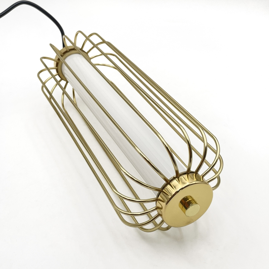 Lámpara colgante con cable BONNIE LED/15W/230V 3000K dorada