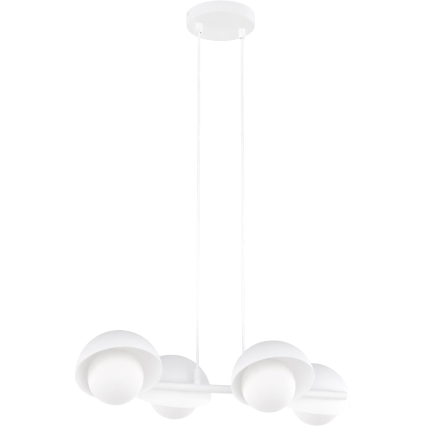 Lámpara colgante con cable BOOM 4xG9/8W/230V blanca