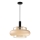 Lámpara colgante con cable BRIZI 1xE27/40W/230V beige/ahumado
