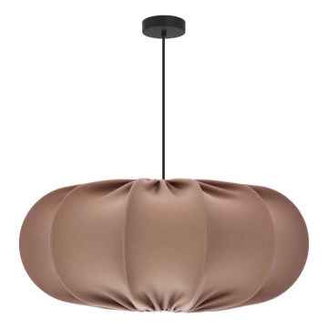 Lámpara colgante con cable CAFEE 1xE27/40W/230V, diámetro 52 cm, marrón