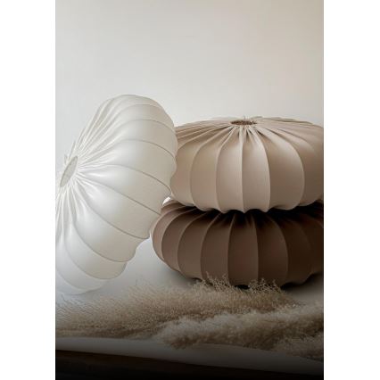 Lámpara colgante con cable CAFEE 1xE27/40W/230V Ø 66 cm beige