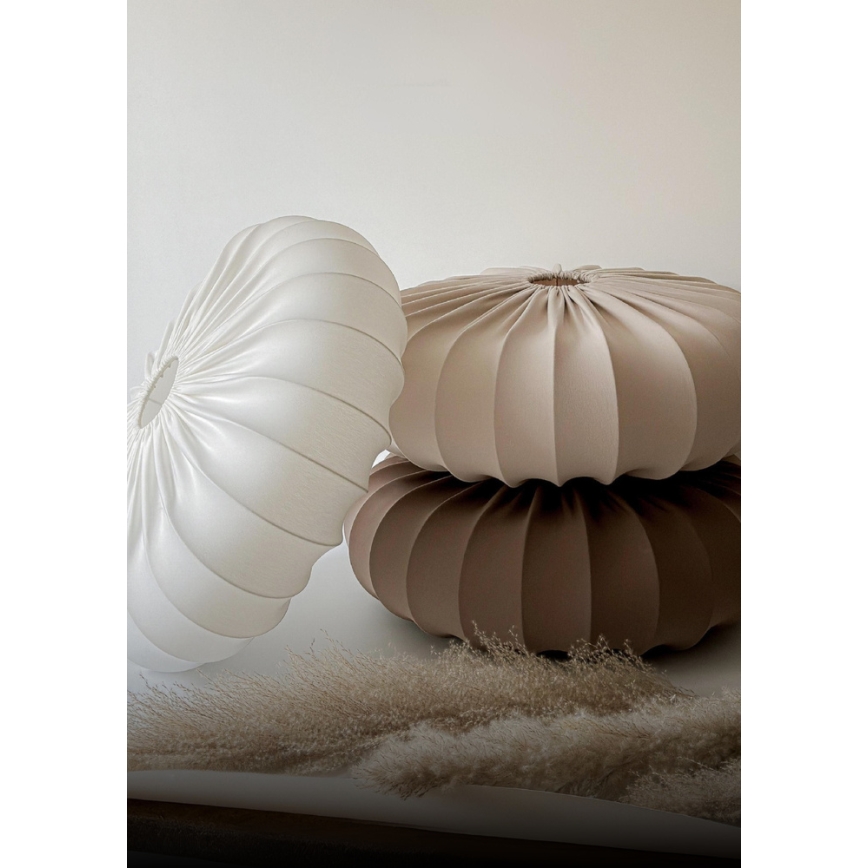 Lámpara colgante con cable CAFEE 1xE27/40W/230V Ø 66 cm beige