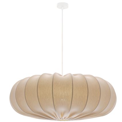 Lámpara colgante con cable CAFEE 1xE27/40W/230V Ø 66 cm beige