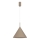 Lámpara colgante con cable CAPITAL 1xGX53/15W/230V, diámetro 32 cm, beige