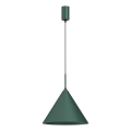 Lámpara colgante con cable CAPITAL 1xGX53/15W/230V diámetro 32 cm verde
