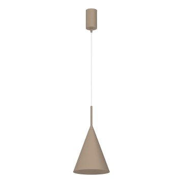 Lámpara colgante con cable CAPITAL 1xGX53/15W/230V Ø 17 cm beige