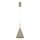 Lámpara colgante con cable CAPITAL 1xGX53/15W/230V Ø 17 cm beige