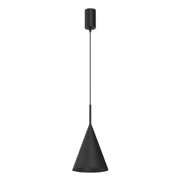 Lámpara colgante con cable CAPITAL 1xGX53/15W/230V, Ø 17 cm, negra