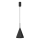 Lámpara colgante con cable CAPITAL 1xGX53/15W/230V, Ø 17 cm, negra