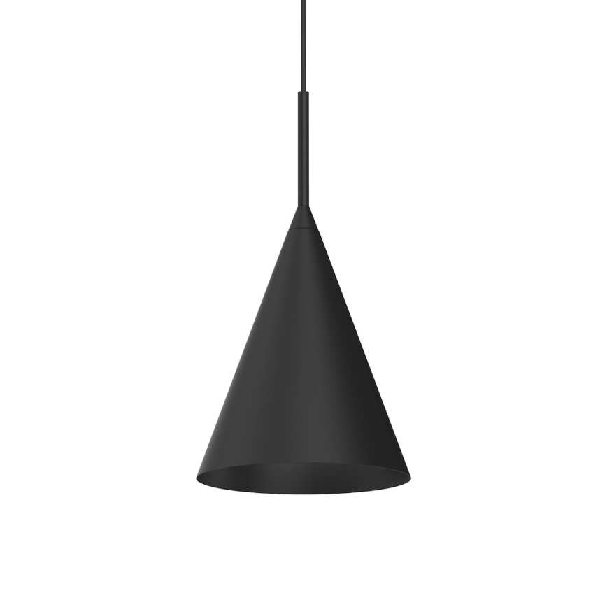 Lámpara colgante con cable CAPITAL 1xGX53/15W/230V, Ø 17 cm, negra