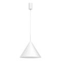 Lámpara colgante con cable CAPITAL 1xGX53/15W/230V Ø 32 cm blanca