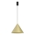Lámpara colgante con cable CAPITAL 1xGX53/15W/230V Ø 32 cm en acabado dorado