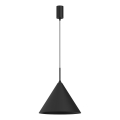 Lámpara colgante con cable CAPITAL 1xGX53/15W/230V Ø 32 cm negra