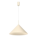 Lámpara colgante con cable CAPITAL 1xGX53/15W/230V Ø 46 cm color crema