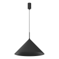 Lámpara colgante con cable CAPITAL 1xGX53/15W/230V Ø 46 cm negra
