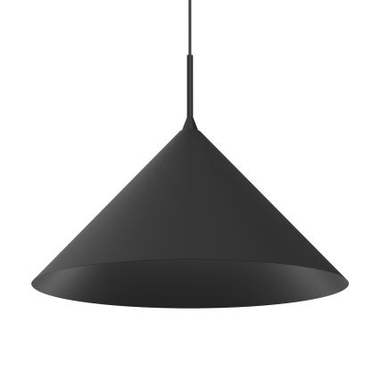 Lámpara colgante con cable CAPITAL 1xGX53/15W/230V Ø 46 cm negra