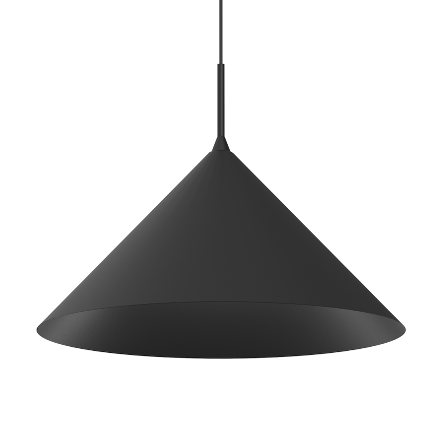 Lámpara colgante con cable CAPITAL 1xGX53/15W/230V Ø 46 cm negra