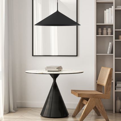 Lámpara colgante con cable CAPITAL 1xGX53/15W/230V Ø 60 cm negra