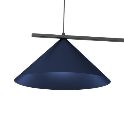 Lámpara colgante con cable CAPITAL 2xGX53/15W/230V azul