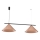 Lámpara colgante con cable CAPITAL 2xGX53/15W/230V oro rosa